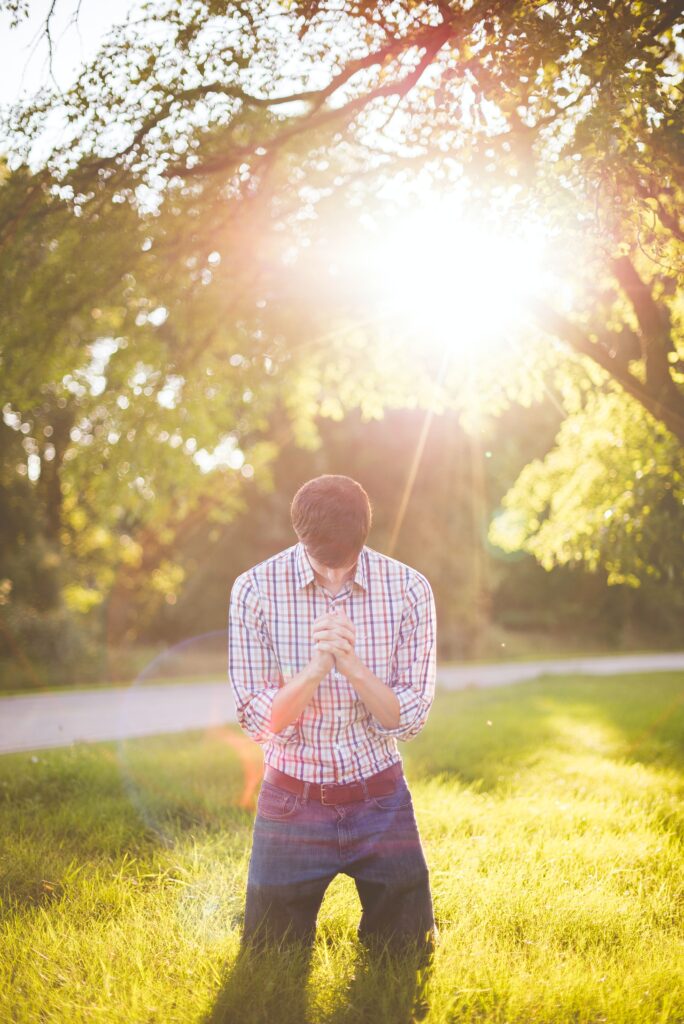 Man praying